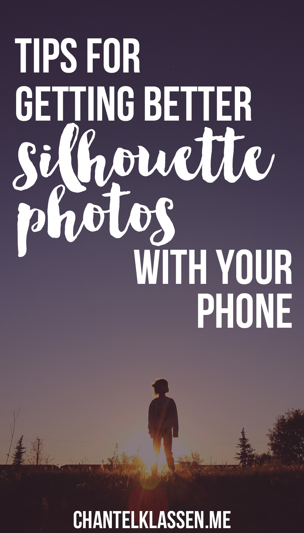 Tips for getting better silhouette photos with your phone