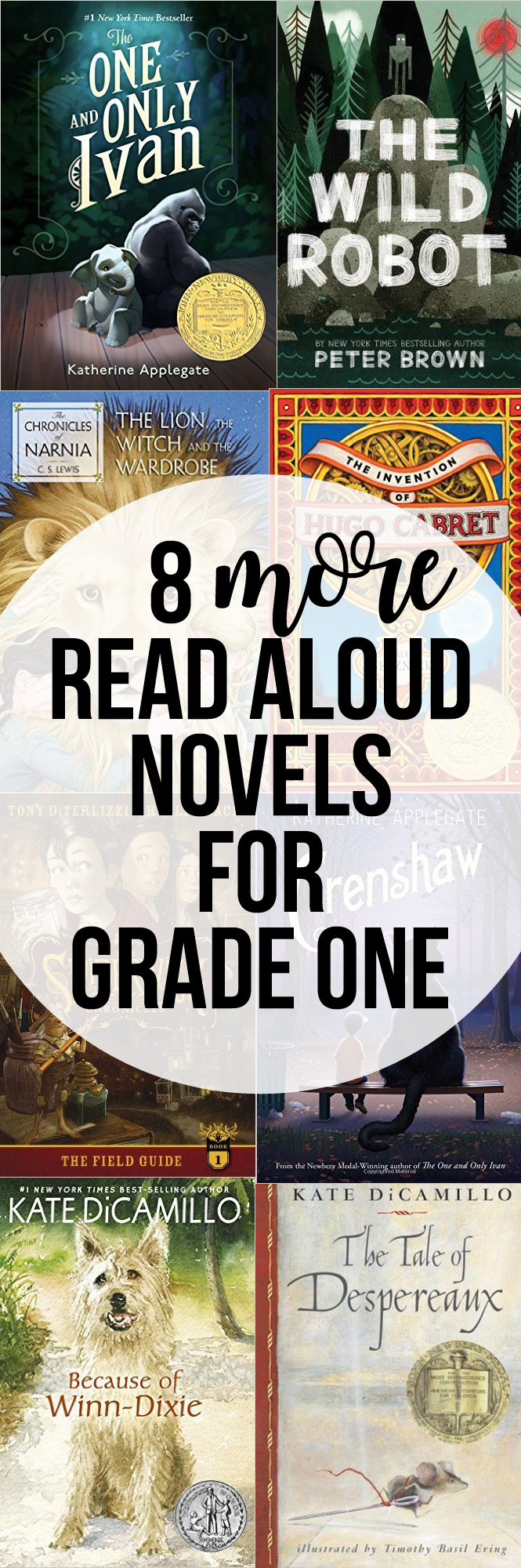 Eight Grade One Read Aloud Novels