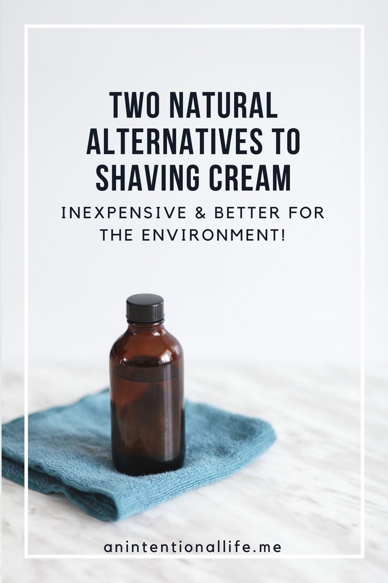 Two Natural Alternatives to Shaving Cream - cheap and better for the environment