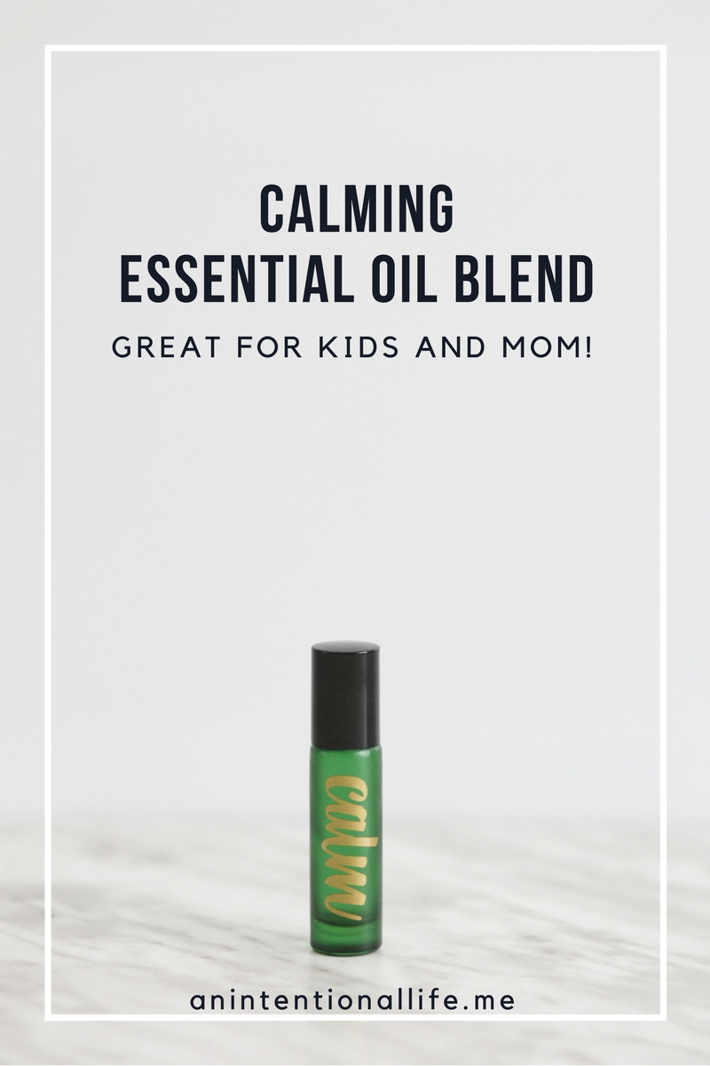 Calming Essential Oil Roller Bottle Blend - great for mom and kids!