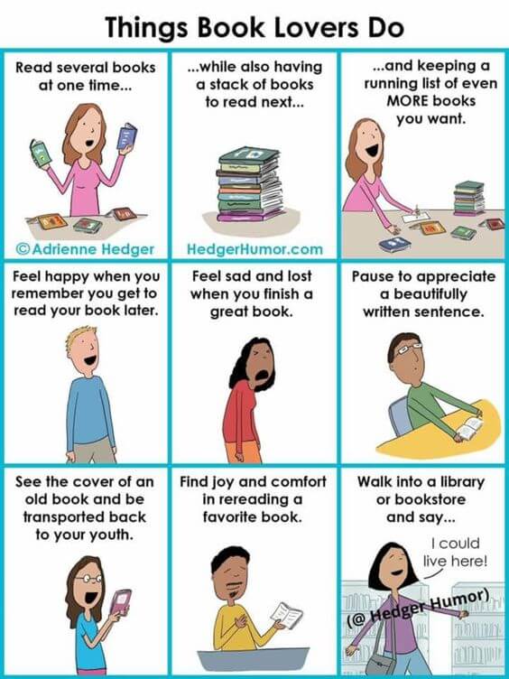 reading books meme