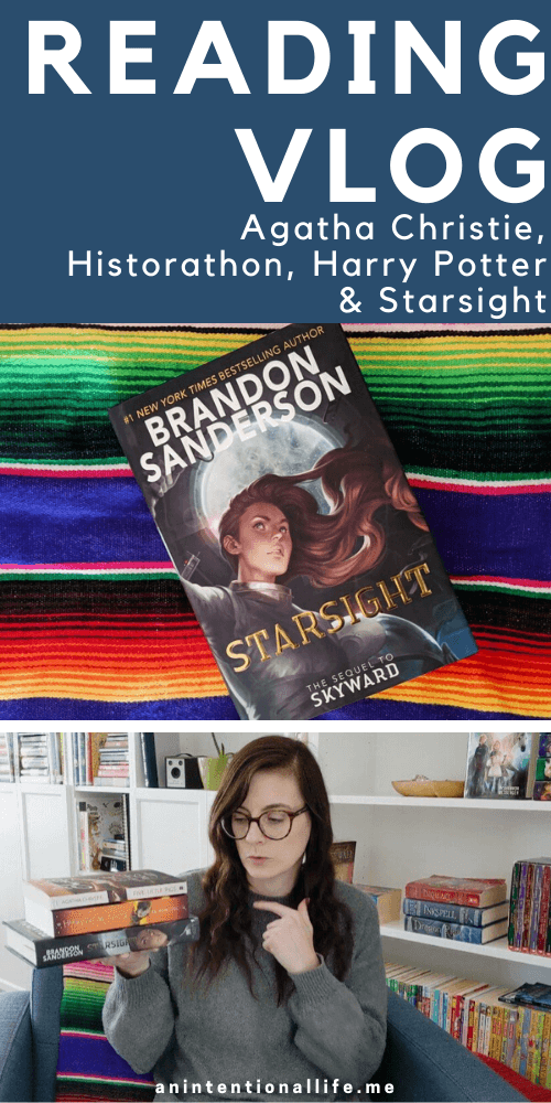 Reading Vlog - Agatha Christie, Historathon, Harry Potter & Brandon Sanderson's Starsight