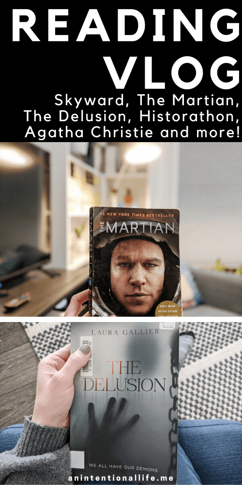 Reading Vlog - Skyward, The Martian, The Delusion, Historathon, Agatha Christie and more!
