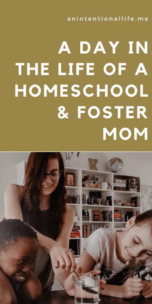 A Day in the Life of a Homeschool & Foster Mom - An Unschooling Day in the Life