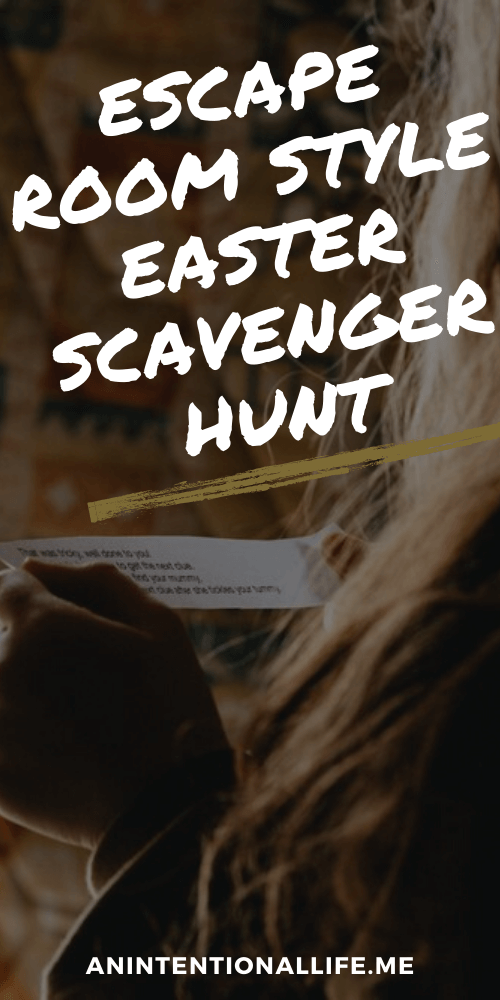 DIY Escape Room Style Easter Egg Scavenger Hunt for Kids