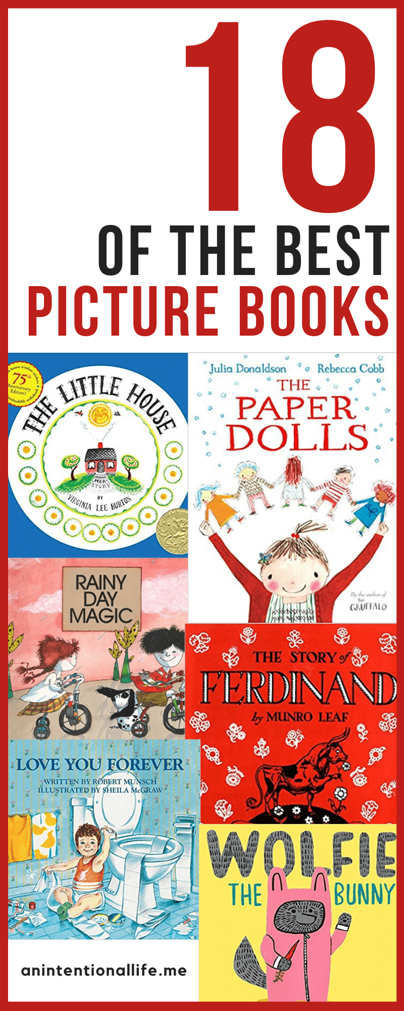 OThe Best Picture Books for Toddlers, Preschoolers and School Aged Children