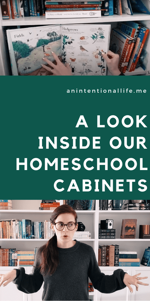 Homeschool Cabinet Tour and Sharing Our Favorite Homeschool Resources