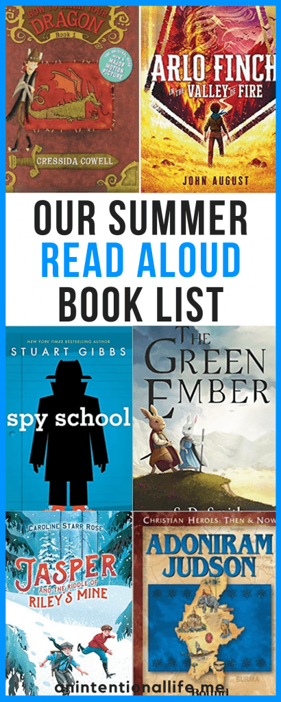 Our Elementary Summer Read Aloud Book List