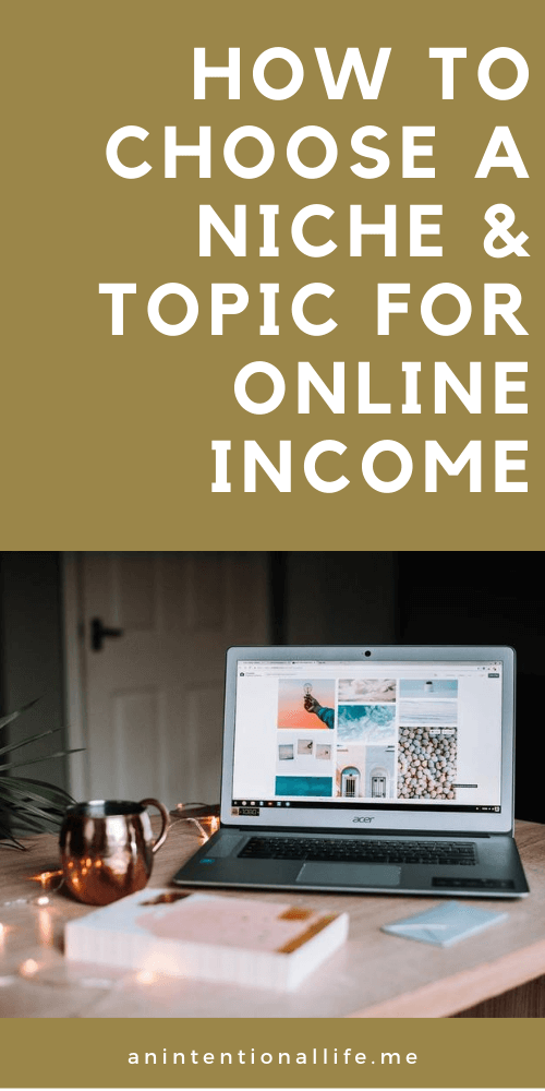 How to Choose a Niche and Topic for Online Income when you have a lot of ideas and how to set goals so you know how long to continue
