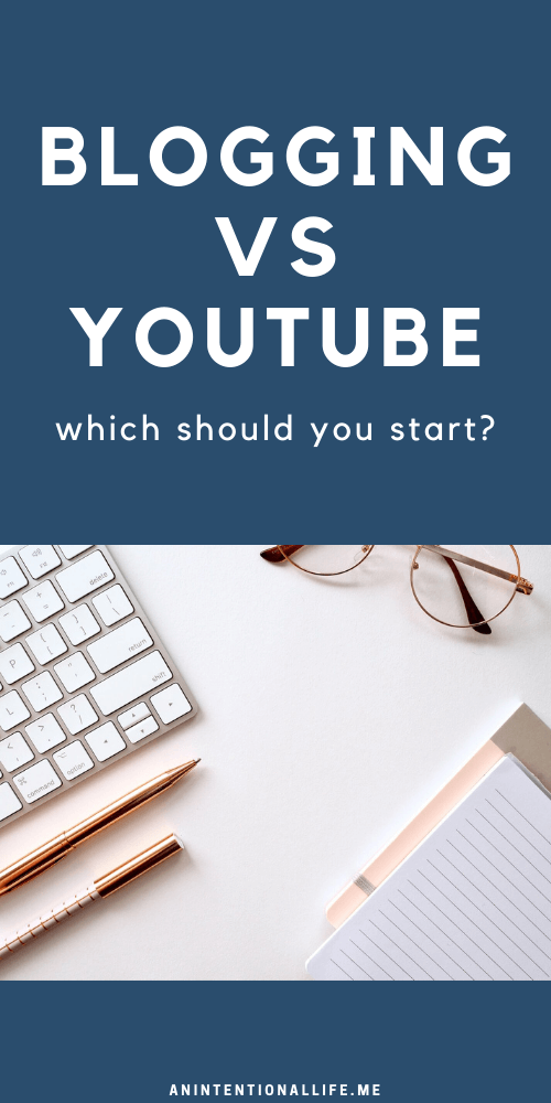 YouTube vs Blogging - which one should you start? Which one is better for online income and community??