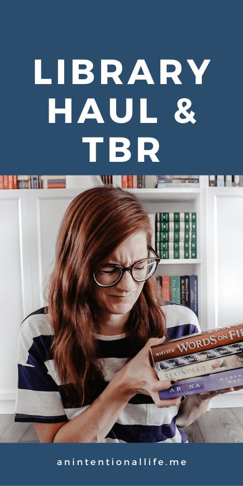 September Library Haul and TBR using my library books