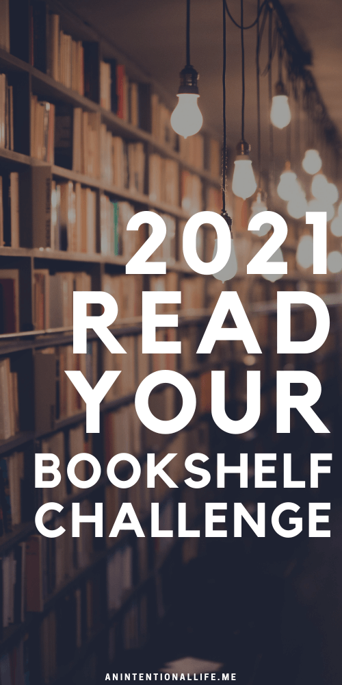 Read Your Bookshelf - A 2021 Reading Challenge with reading prompts for each month of the year - plus a $100 book giveaway