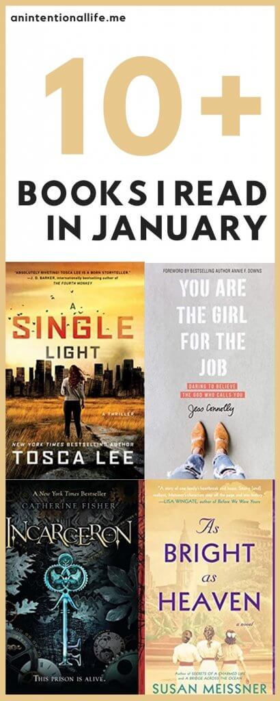 January Reading Wrap Up - some thoughts on my books from the month of January