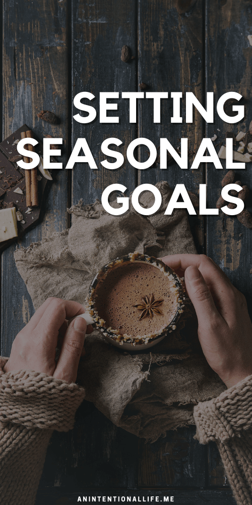 setting GOALS FOR AUTUMN - a scary one, a decluttering one and more!