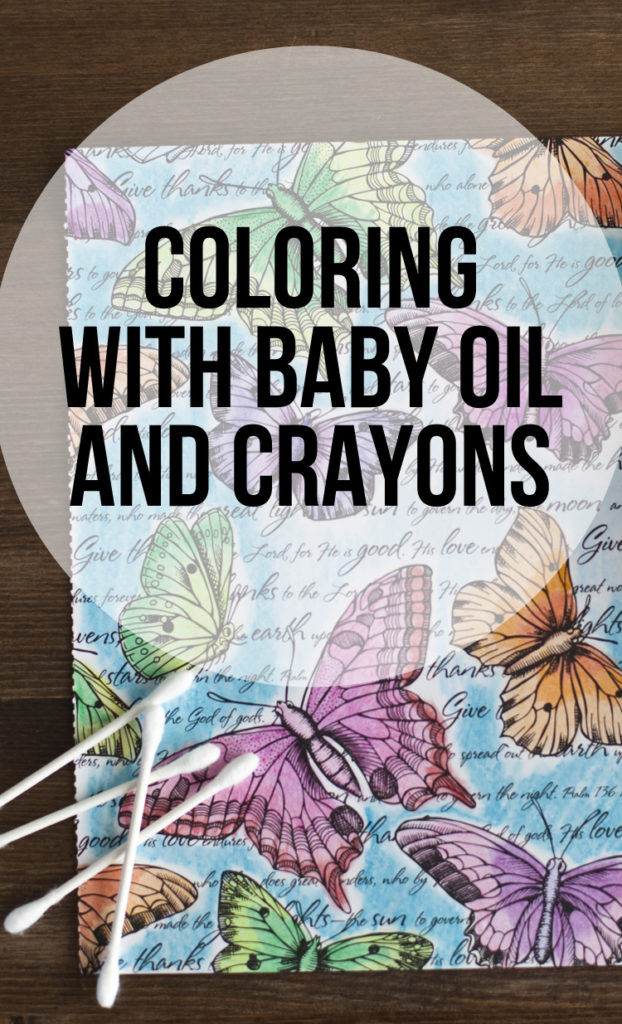 Coloring with Crayons and Baby Oil Chantel Klassen
